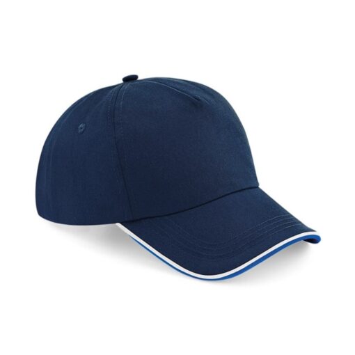 Beechfield-Authentic-5-Panel-Cap-Piped-Peak-FNBRw