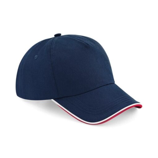 Beechfield-Authentic-5-Panel-Cap-Piped-Peak-FNCR