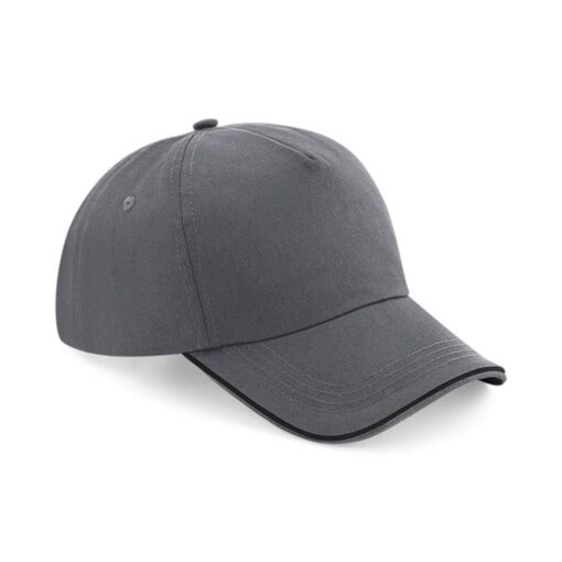 Beechfield-Authentic-5-Panel-Cap-Piped-Peak-GGB