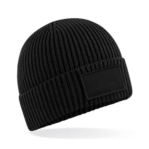 Beechfield-Fashion-Patch-Beanie-B