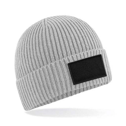 Beechfield-Fashion-Patch-Beanie-LGB