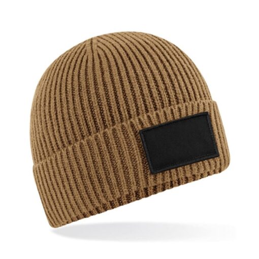 Beechfield-Fashion-Patch-Beanie-bb
