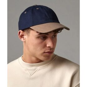 Beechfield Low-Profile Heavy Brushed Cotton Two Tone Cap