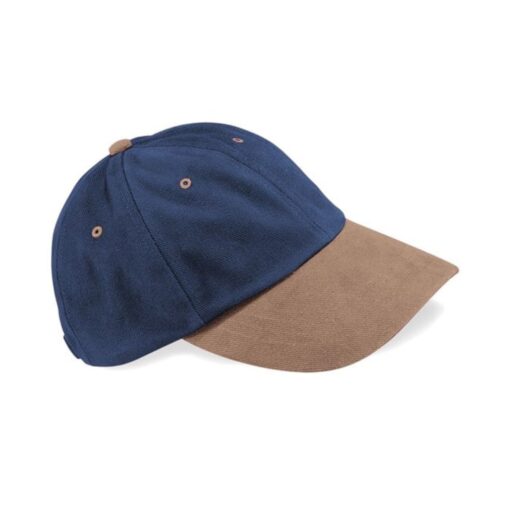 Beechfield-Low-Profile-Heavy-Brushed-Cotton-Two-Tone-Cap-FNT