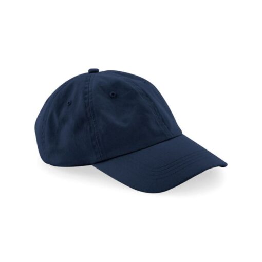 Beechfield-Organic-Cotton-6-Panel-Dad-Cap-NAVY
