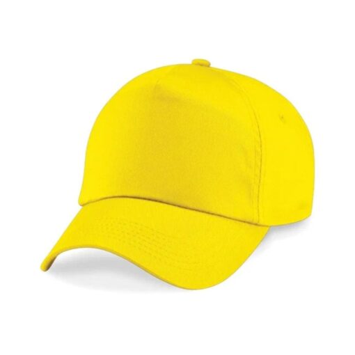 Beechfield-Original-5-Panel-Cap-YELLOW
