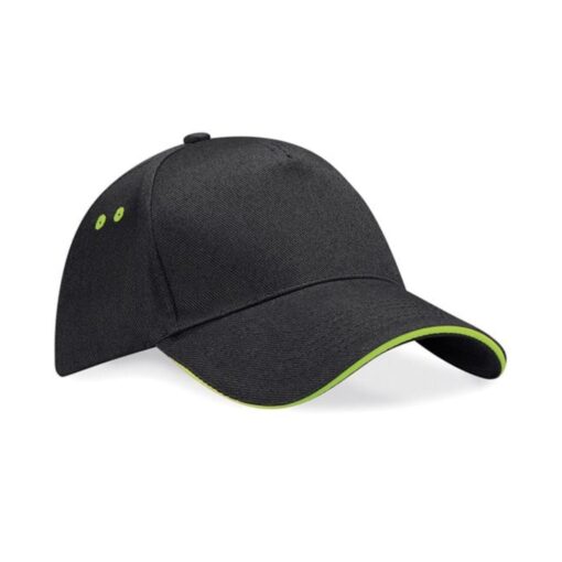Beechfield-Ultimate-5-Panel-Cap-Two-Tone-Sandwich-Peak-BLIME