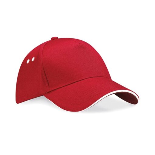 Beechfield-Ultimate-5-Panel-Cap-Two-Tone-Sandwich-Peak-CRW
