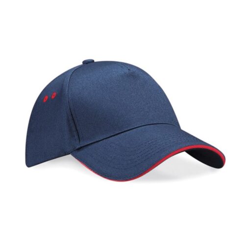 Beechfield-Ultimate-5-Panel-Cap-Two-Tone-Sandwich-Peak-FNC