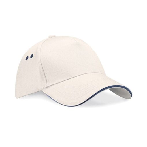 Beechfield-Ultimate-5-Panel-Cap-Two-Tone-Sandwich-Peak-PFN