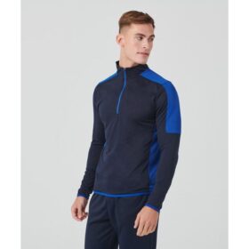 Finden & Hales 1/4 Zip Contrast Panel Mid-Layer
