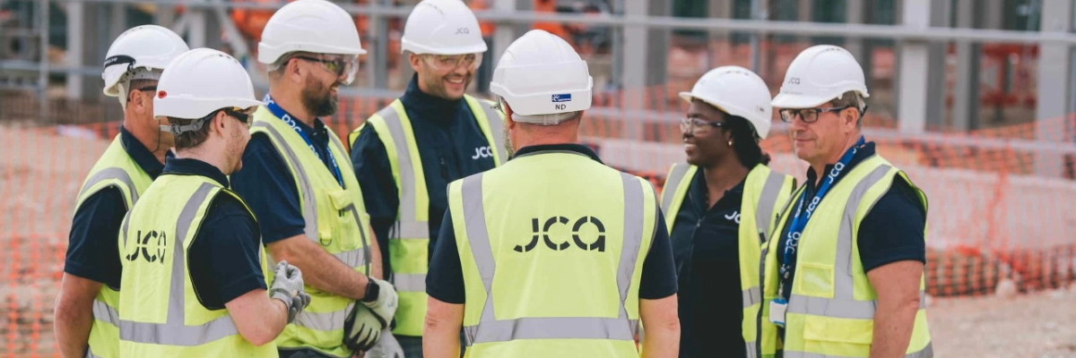Make workers in their branded hi-vis PPE uniforms