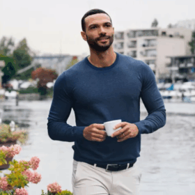 Cutter & Buck Oakville Knitted Crewneck