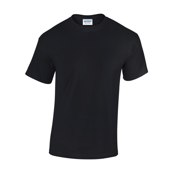 Gildan Heavy Cotton Adult TShirt Black GD005 - Gildan Heavy Cotton T-Shirt