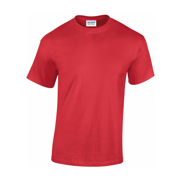 Gildan Heavy Cotton Adult TShirt Red GD005 - Gildan Heavy Cotton T-Shirt