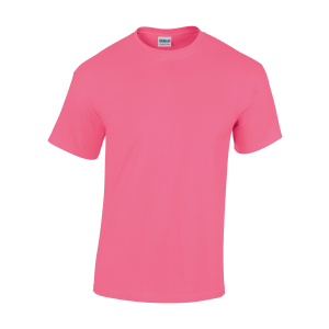 Gildan Heavy Cotton Adult TShirt Safety Pink GD005 - Gildan Heavy Cotton T-Shirt