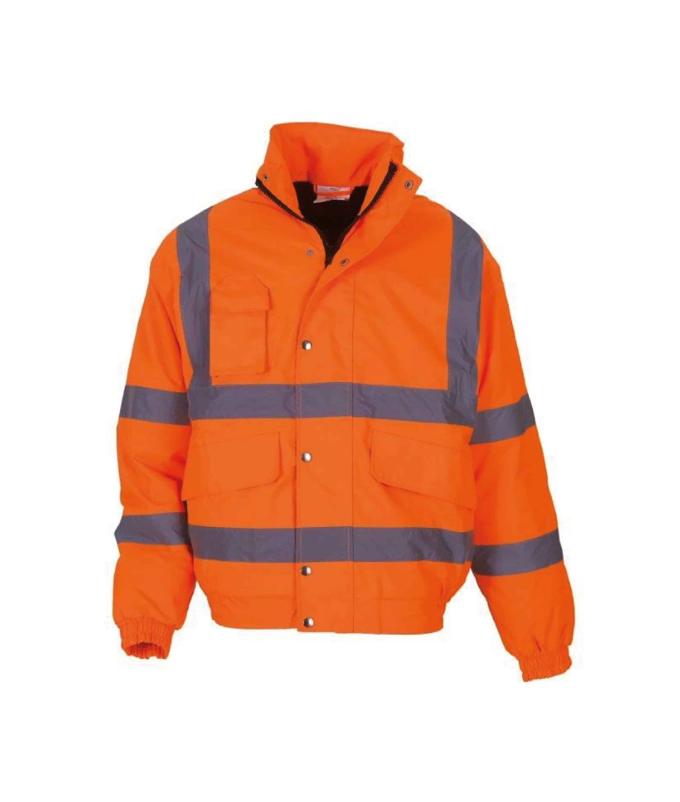 Chepstow Hi-Vis Bomber Jacket - Orange