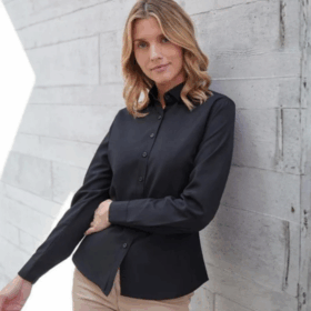 Henbury Women’s ‘Cotton-Feel’ Coolplus® Shirt