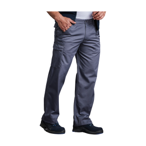 Russell Mens Polycotton Cargo Combat Twill Trouser Workwear Pants 001M Tall 