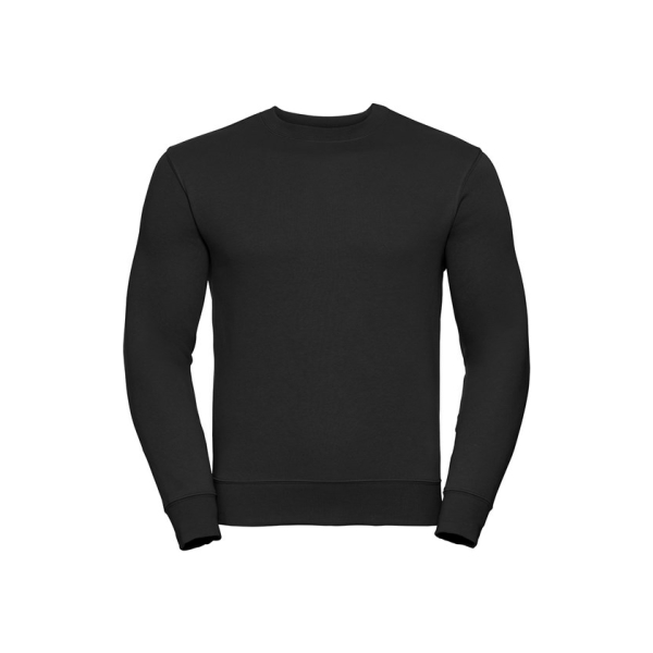 J262M Black - Russell Set-in sleeve sweatshirt
