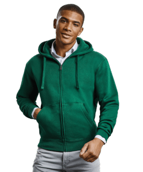 Russell Authentic zipped hooded sweatshirt