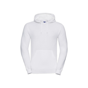 J575M White - Russell Hooded Sweatshirt