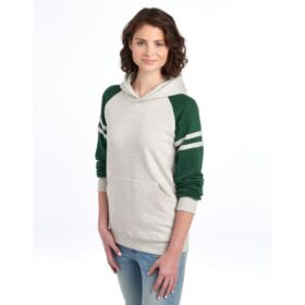 Jerzees NuBlend Varsity Colour-Block Hoodie