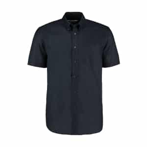 KK350 French Navy - Kustom Kit Workplace Short-sleeved Oxford Shirt - Men's Fit