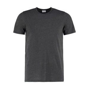 KK504 Black Melangr - Kustom Kit Superwash T-shirt - Men's Fit