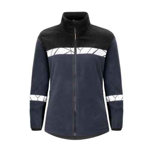 Navy/Black fleece front view