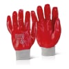 PVCFCKW Gloves 2 scaled - PVC FULLY COATED KNITWRIST RED - Pack Of 10