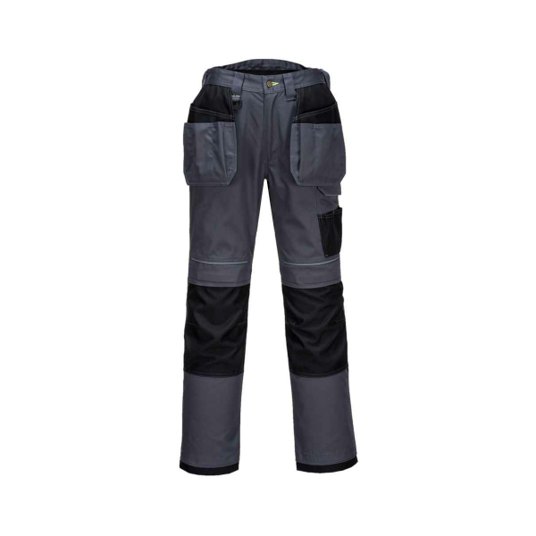 PW1002 ZG2fBK FRONT - Portwest PW3 Work Holster Trousers