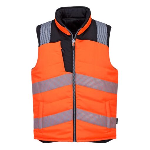 Portwest PW3 Hi-Vis Reversible Bodywarmer