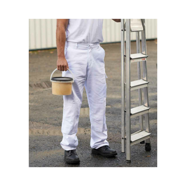 PW645 WHI MODEL 1 HERO - Portwest Painters Trousers