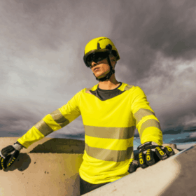Portwest DX4 Long Sleeve Hi-Vis T-Shirt