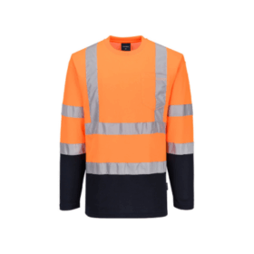 Portwest Hi-Vis Cotton Comfort Contrast T-Shirt