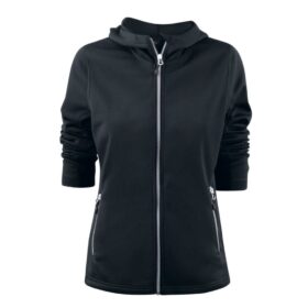 Printer Red Layback Full Zip Hoodie (Ladies)
