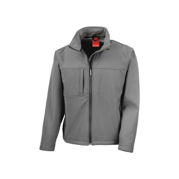 R121A Workguard Grey - Result Classic softshell jacket