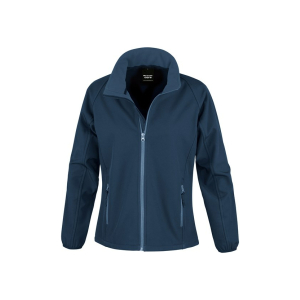 R231F NAVY - Result Core Two-Tone Softshell Jacket - Ladies Fit