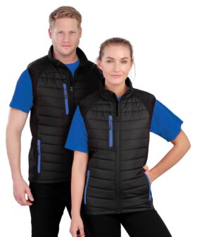 Result Black Compass Padded Softshell Gilet