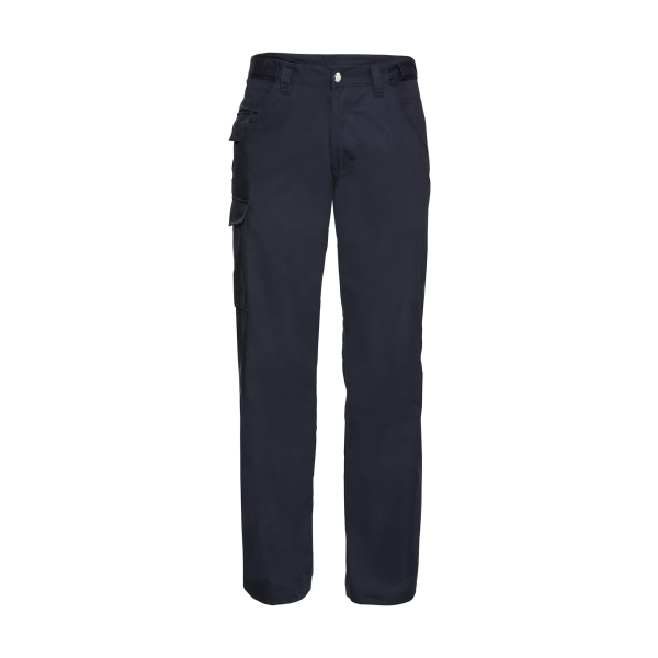 Russell Polycotton Twill Workwear Trousers French Navy J001M - Russell Polycotton Twill Workwear Trousers