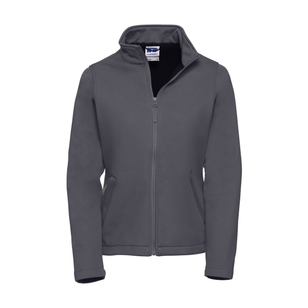 Russell Womens Smart Softshell Jacket Convoy Grey JO4OF 1 - Russell Women's Smart Softshell Jacket
