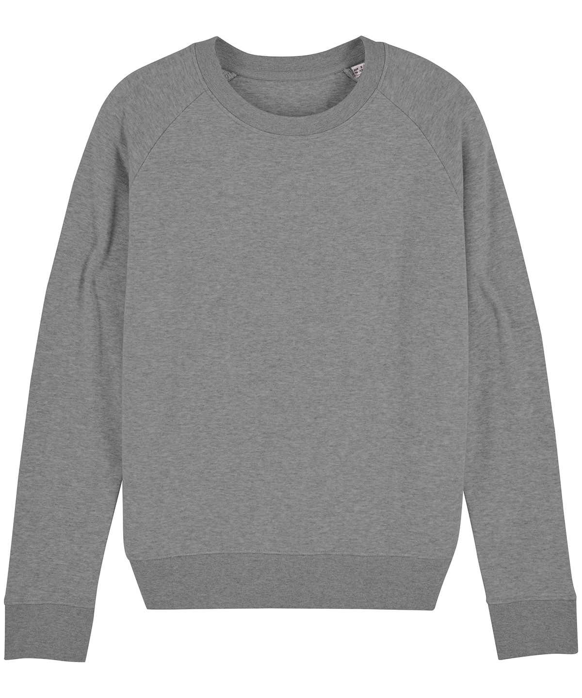 heathered grey sweatshirt