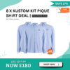 Spring Deals 24 41 - 8 x Kustom Kit Pique Shirt Deal