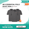 Spring Deals 24 52 1 - 48 x Essential Polo Shirt Deal