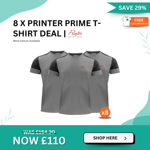 Spring Deals 24 61 1 - 8 x Printer Prime T-Shirts