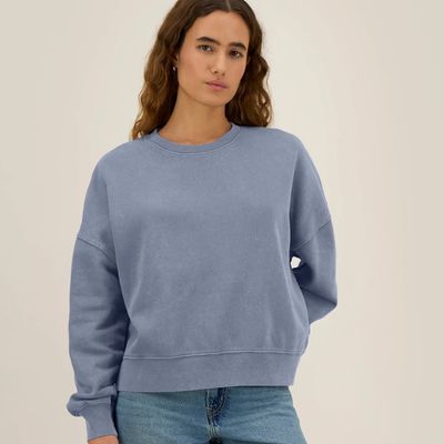 Stanley/Stella Alma Vintage Sweatshirt - Ladies 2 women wearing Stella Alma vintage sweatshirt