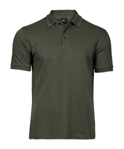 T1405 DPG FRONT - Tee Jays Luxury Stretch Pique Polo Shirt