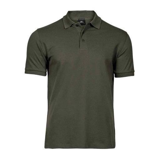 T1405 DPG FRONT - Tee Jays Luxury Stretch Pique Polo Shirt