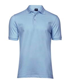 T1405 LBL FRONT - Tee Jays Luxury Stretch Pique Polo Shirt